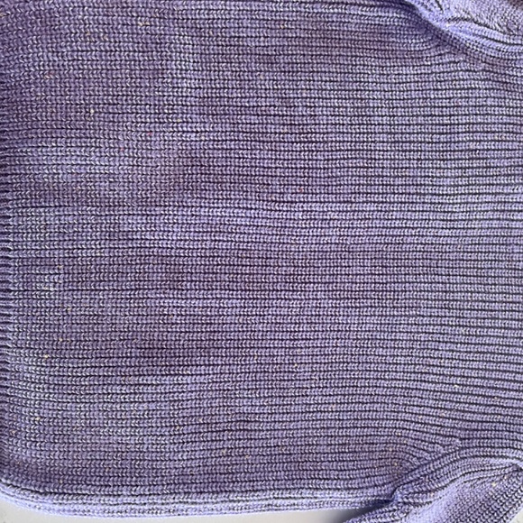 Nour Hammour purple three button sweater, size M, never worn, still with tag! - Picture 5 of 8